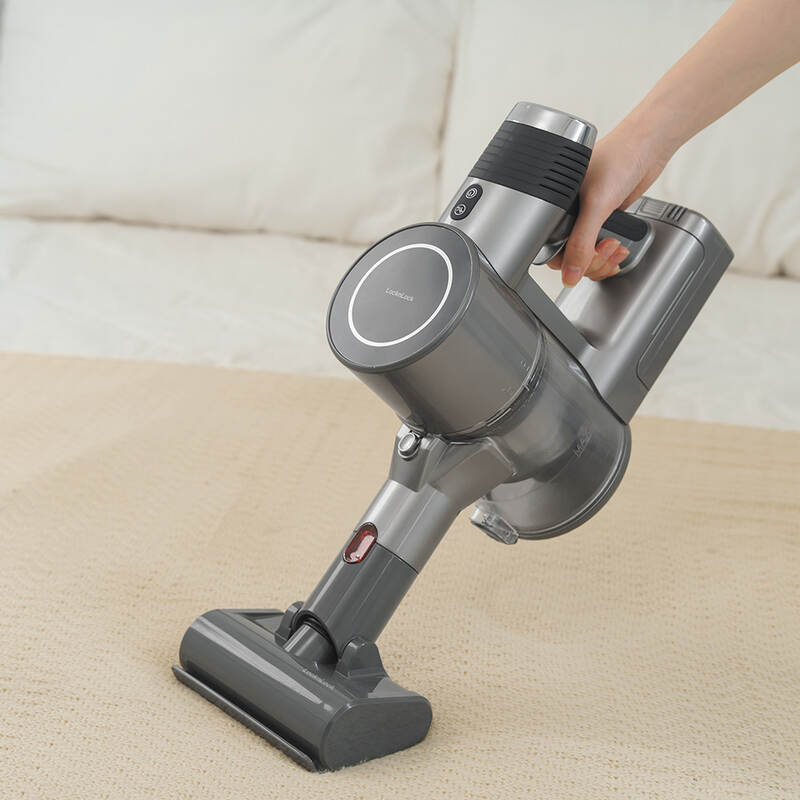 Máy Hút Bụi Không Dây Dùng Pin Sạc Locknlock Premium Cordless Vacuum Cleaner 220 - 240V, 50/60Hz, 350W, 500Ml, Màu Xám - ENV356GRY, , large image number null